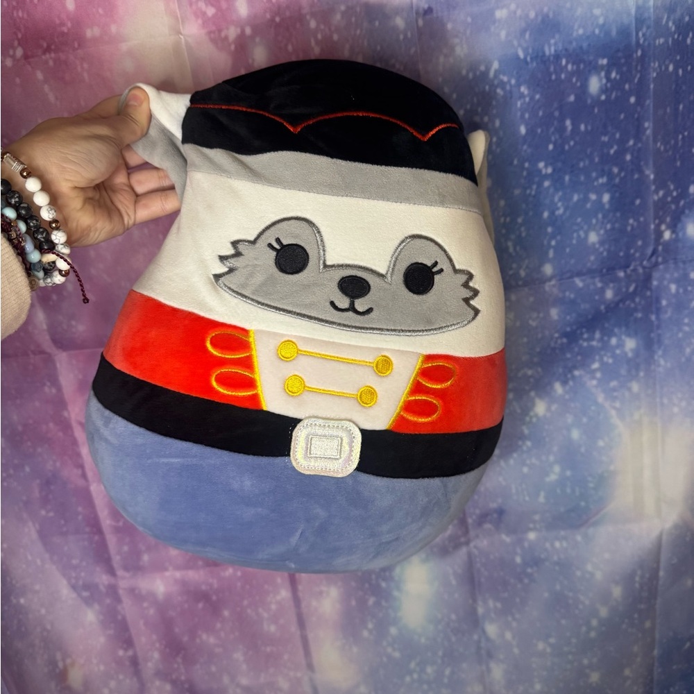 Squishmallows 12" Gracelynn Winter Fox in Nutcracker Outfit Medium Plush